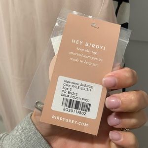NEW Birdy Grey Spence Pale Blush Bridesmaids Dress